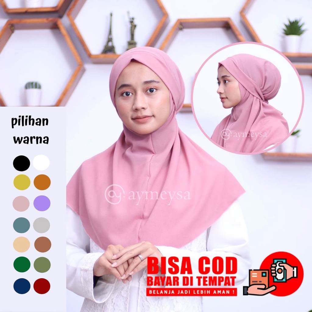 hijab Instan Simpel Arabian khimar syari khimar instan khimar tali