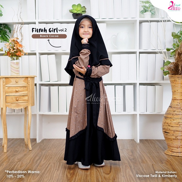 SARIMBIT BLACK NAVY MOCCA BY ALWA HIJAB - SARIMBIT KELUARGA