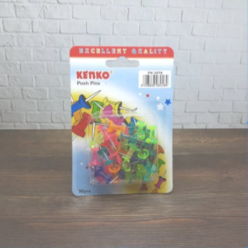

GG Push Pin KENKO PN-30(minimal 12) / Paku Kertas