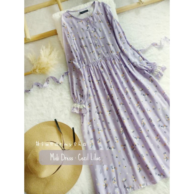 MIDI dress CECIL by IwearMysha (LONGBTUNIC)