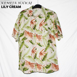 FORTGLASS HAWAI LILY KEMEJA PRIA BAJU PANTAI COWO BALI FORTGLASS HAWAI LILY KEMEJA PRIA BAJU PANTAI COWO BALI
