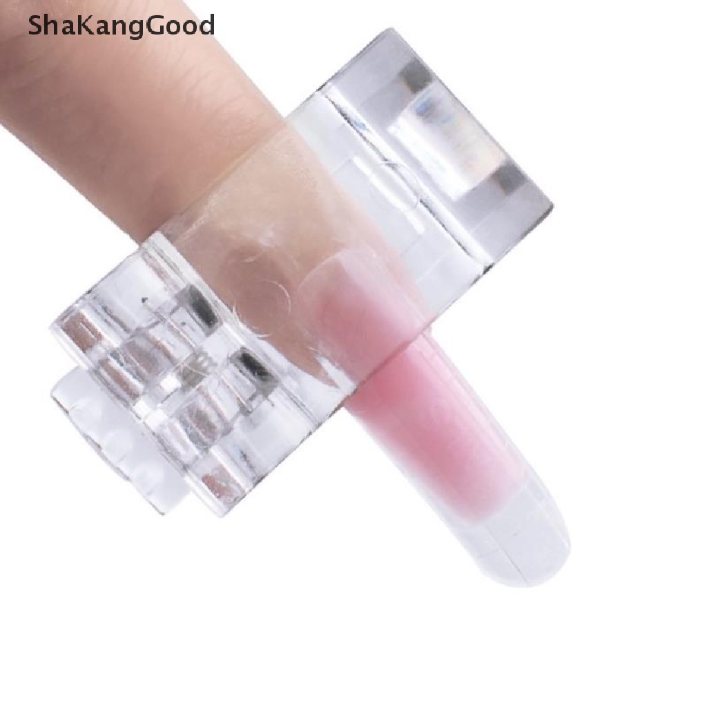 Skid 5pcs / Set Klip Poly Builder Gel Extension Kuku Palsu Untuk Nail Art Diy