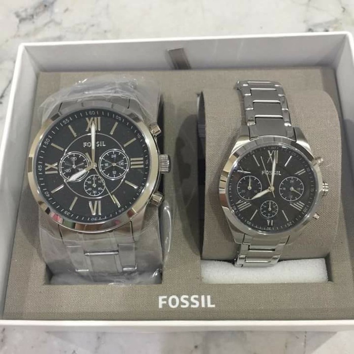 Sale Jam Tangan Fossil Couple BQ2146 Original Terbatas