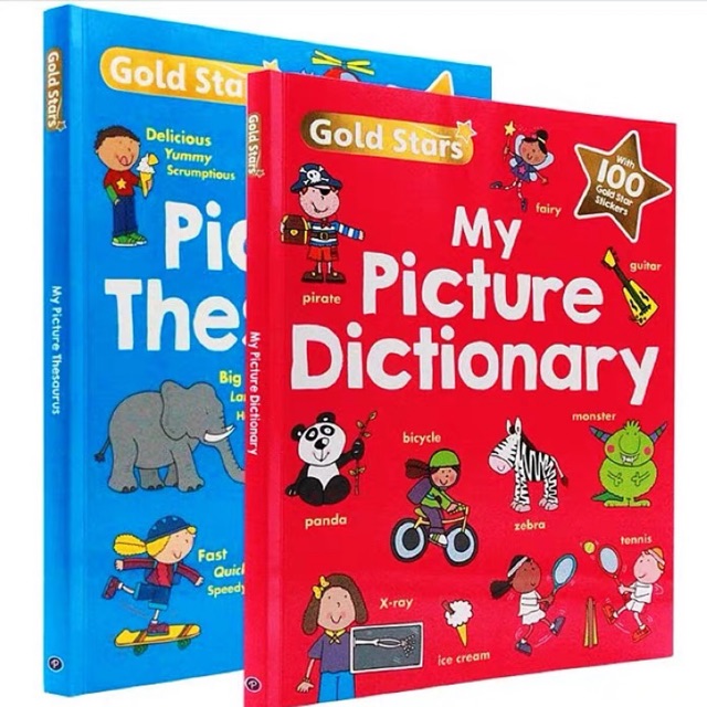 Gold stars my picture thesaurus - my picture dictionary - kamus anak - english dictionary