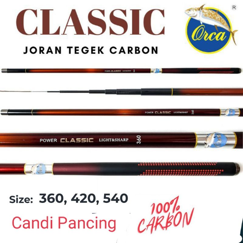 joran tegeg Orca Classic 360 450/set kolong