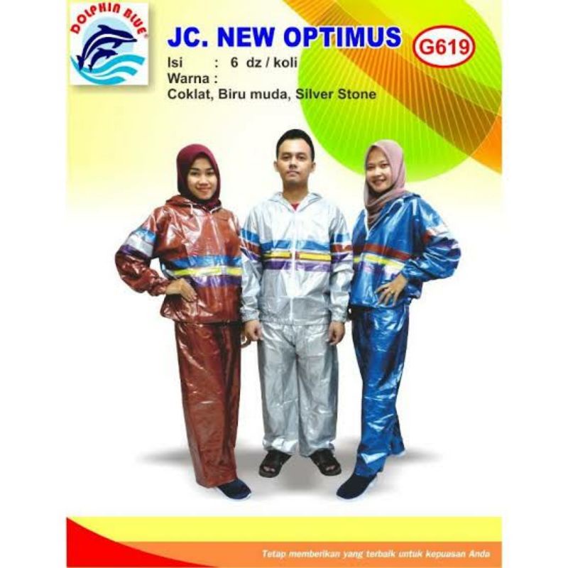 ix G619 SETELAN JAKET CELANA NEW OPTIMUS BY DOLPHIN GOLD