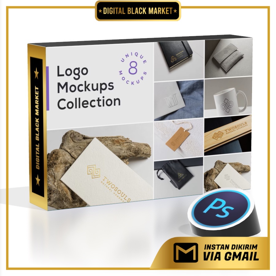 Logo Mockups Collection Vol 2 - Photoshop