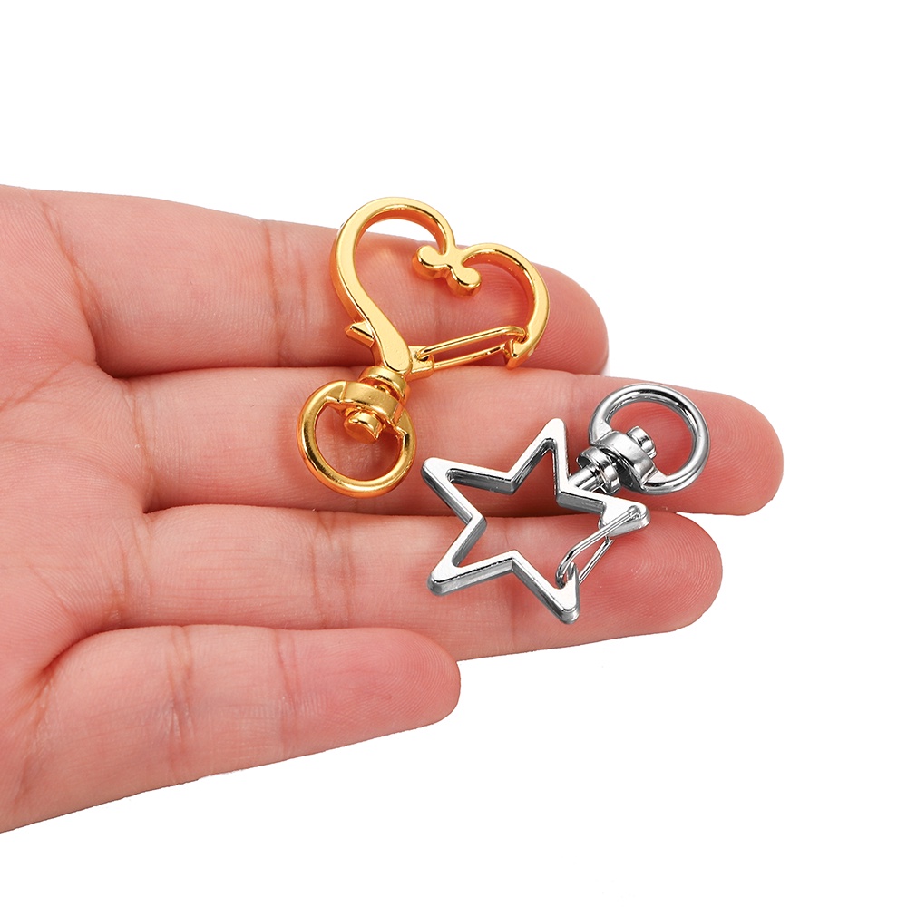 5pcs/lot Zinc Alloy Hook DIY Gelang Kalung Gantungan Kunci Perhiasan Membuat Perlengkapan