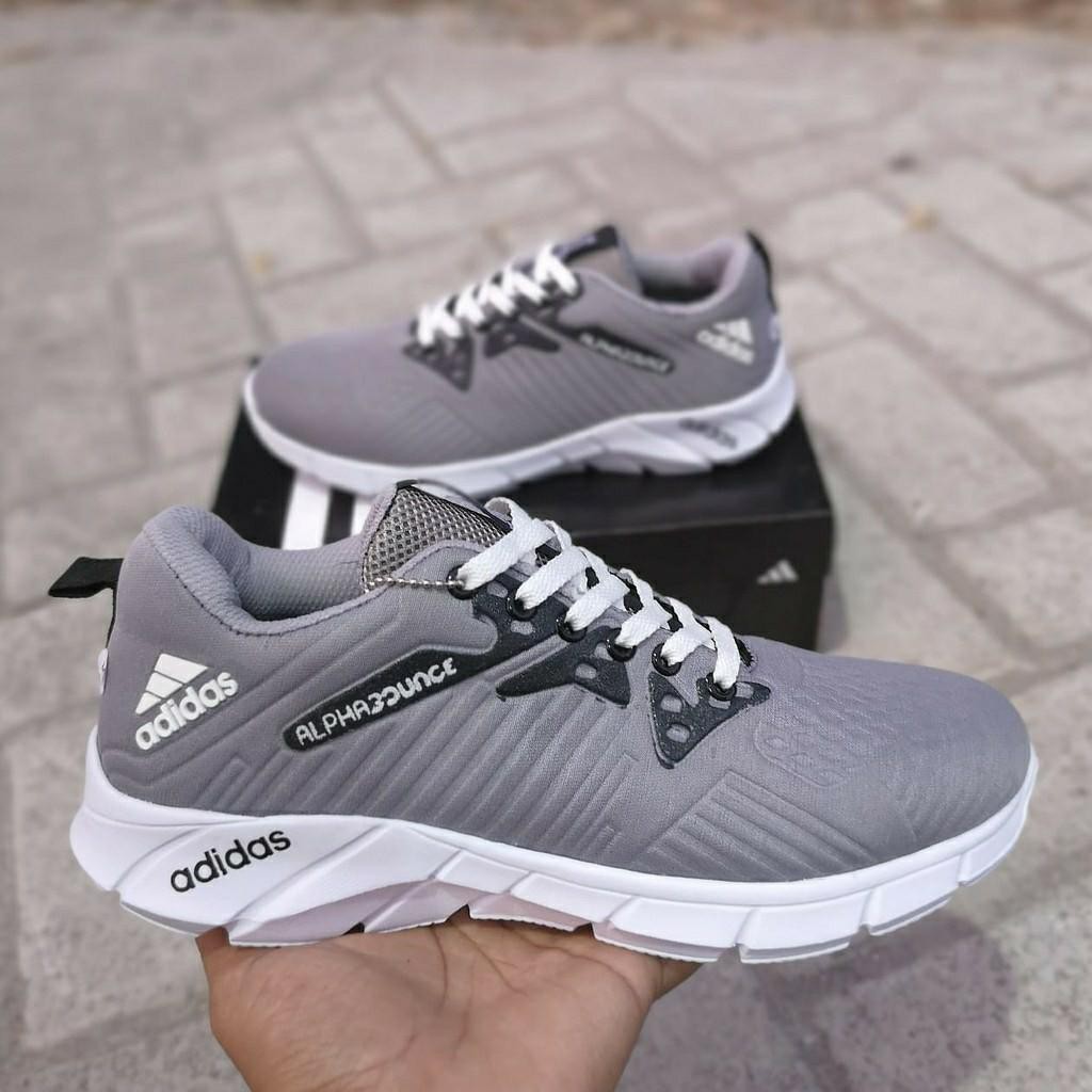 Alpha - Sepatu Sneakers Pria Wanita Sepatu Olahraga Running Jogging - Fashion Kerja sepatu sekolah