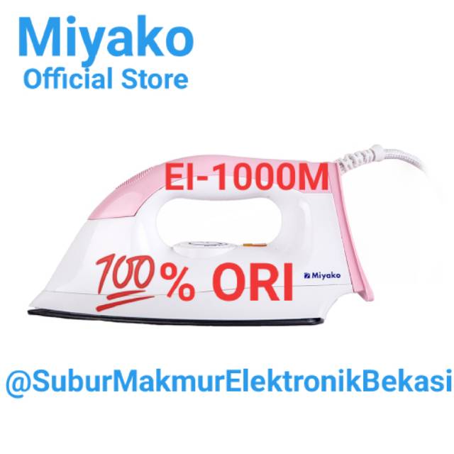 Setrika Listrik Miyako EI-1000M