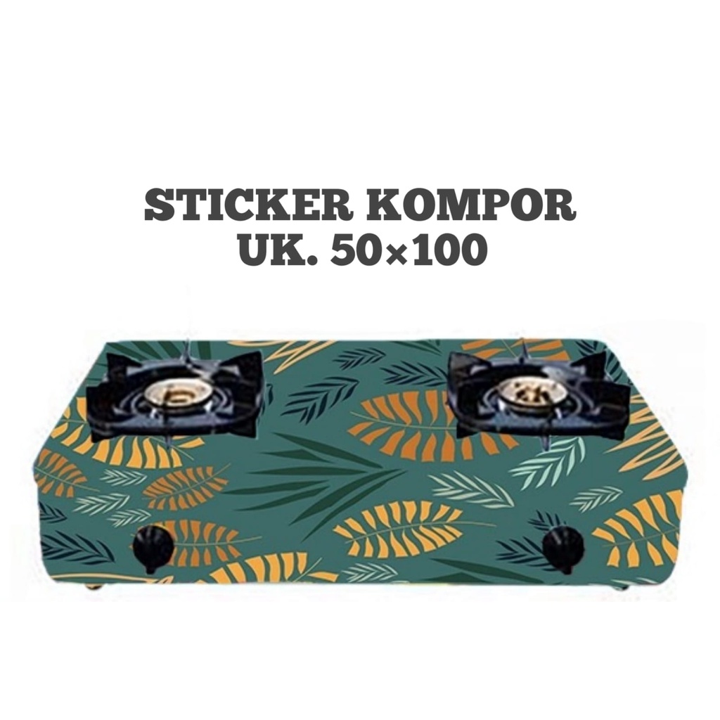 Stiker KOmpor 2 Tungku Motif Jungle Pam