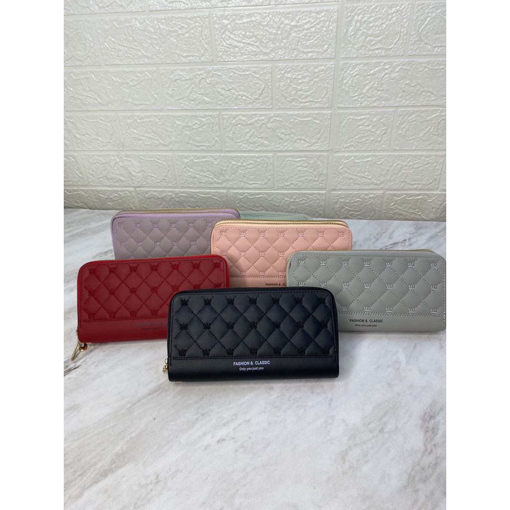 PX 644 Dompet Panjang Wanita Import - Dompet Kualitas Premium - Dompet Double Layer Terbaru