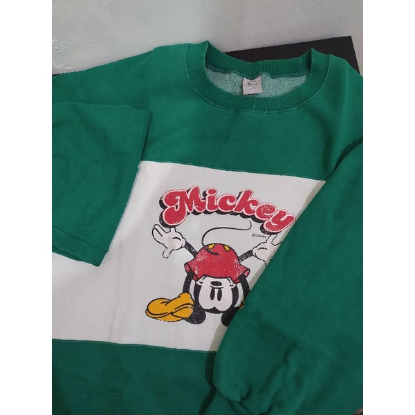 DISNEY Oversize Mickey Mouse Crewneck