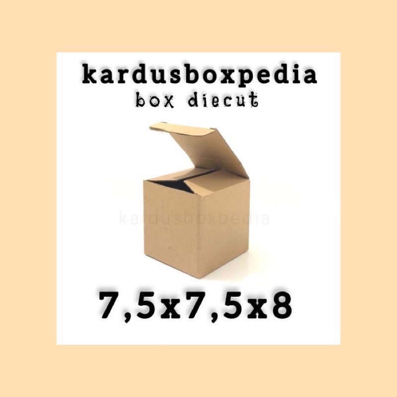 

corrugated box 7,5x7,5x8 box diecut/box pizza packing