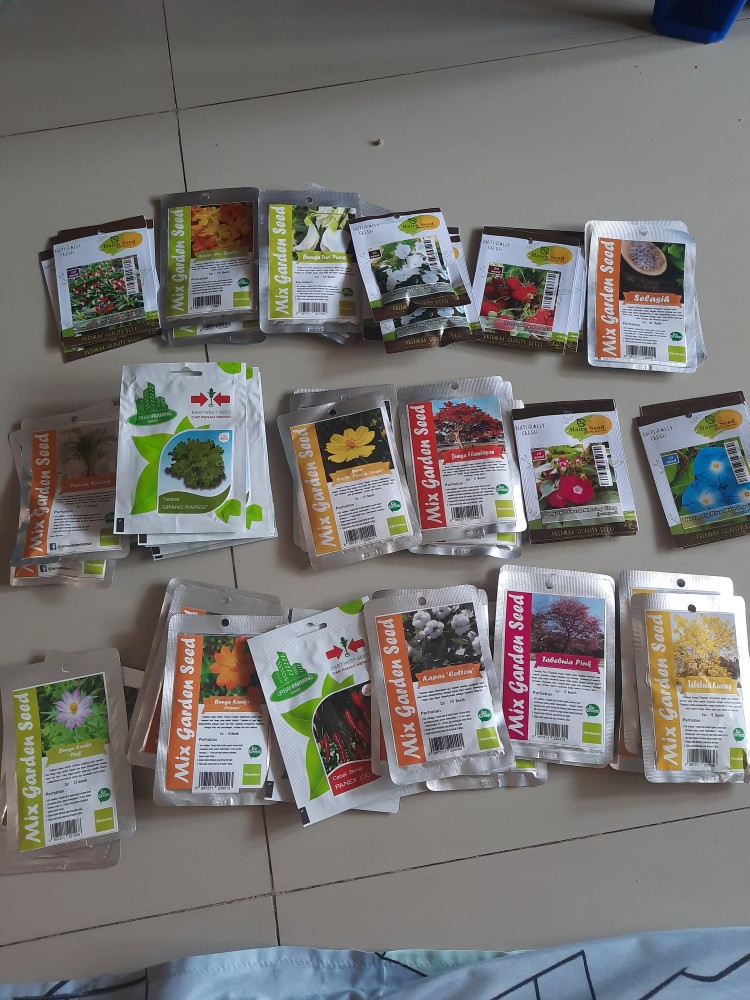 Benih-bibit Selasih (mix Garden)