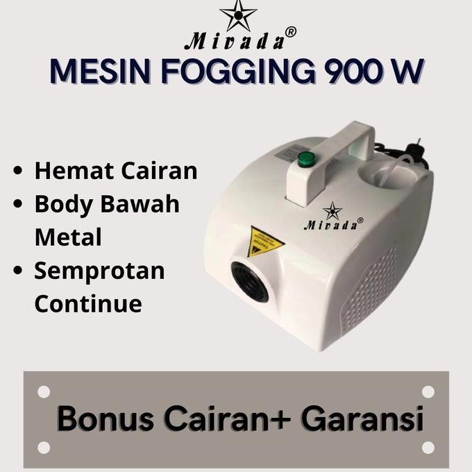 Mesin Fogging Disinfektan Mobil Rumah Alat Foging Mivada 900 Watt Besi