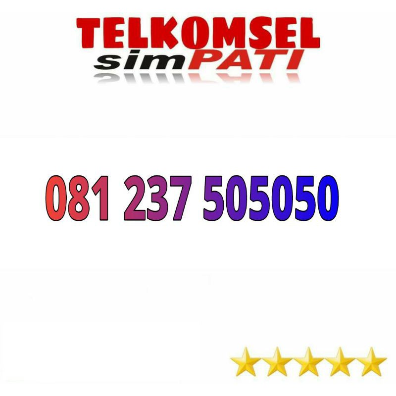 nomor cantik telkomsel simpati seri 505050 awalan 0812