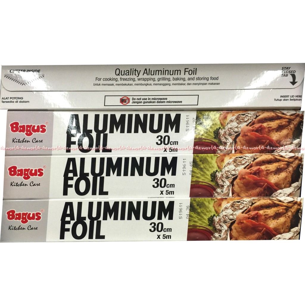 Bagus Aluminium foil Kertas Aluminium Foil Kertas Membungkus Makanan 5mx30cm