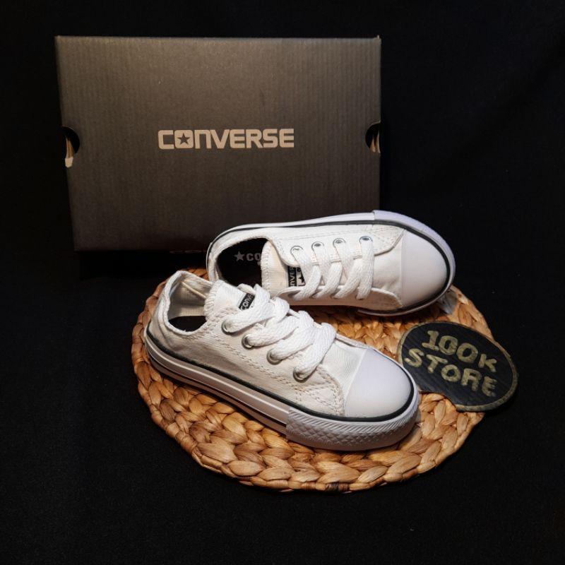 sepatu anak converse clasik low size 17-35 Real pict