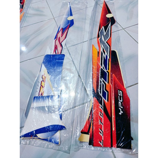 Striping Fiz R 2003 Ful clut Putih Biru hitam oren