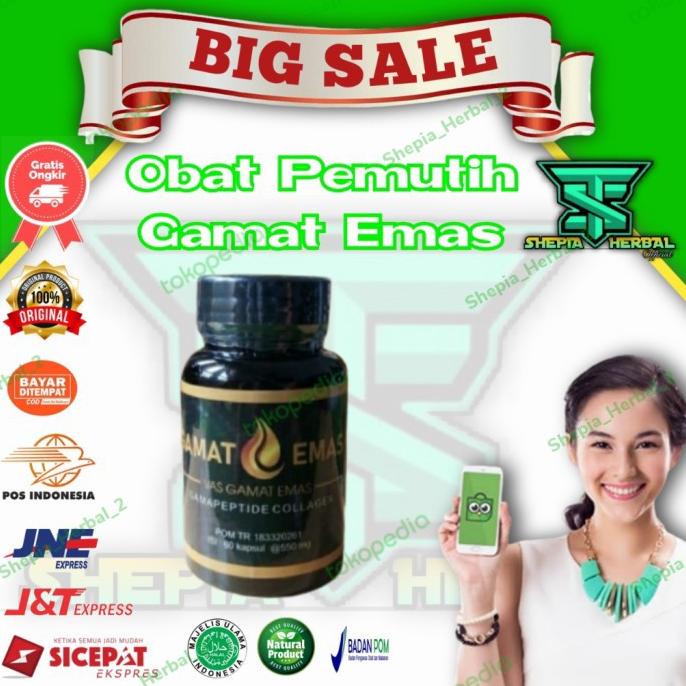 ~^~^~^] VAS GAMAT EMAS Asli GAMAT EMAS Suplemen Pemutih Original COLLAGEN