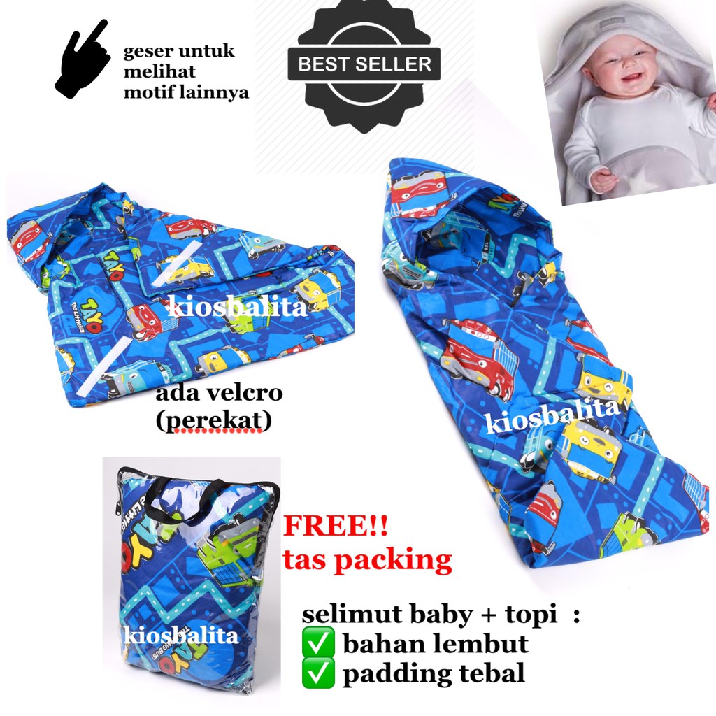 SELIMUT TOPI / BABY BLANKET /   Hoodie Blanket baby / Selimut Topi bayi / SELIMUT BABY /KADO LAHIRAN