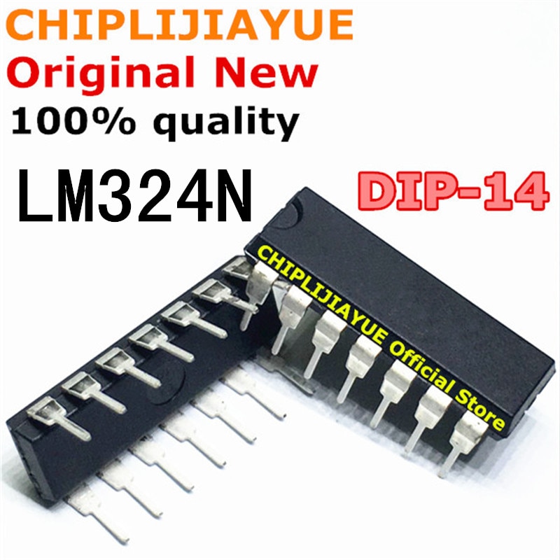10pcs Ic Lm324 Dip14 Lm324N Dip 324 Dip-14