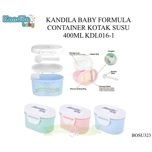 BOSU323 KANDILA BABY FORMULA  CONTAINER KOTAK SUSU 400ML KDL016-1