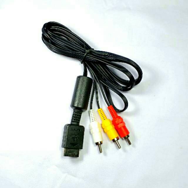 Kabel Av (Audio Video) TV Tabung Ke Playstation Kabel AV Ps1/ Ps2 / Ps3
