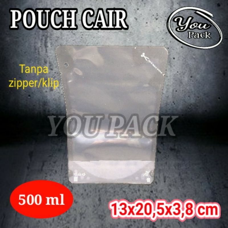 STANDING POUCH PLASTIK KEMASAN POUCH CAIR 500 ML CAIRAN-MINYAK