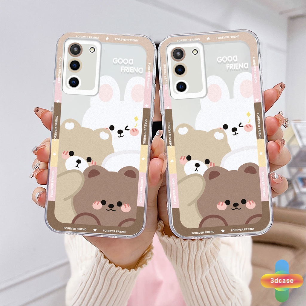 Case HP Samsung A32 A52 A12 A03 A51 A13 A23 A03S A10S A50 A20S J7 Prime A02S A20 A50S A10 A30S A52S A30 M12 M01S A125 F12 M10S M40S A515F A207F M02S A025 F02S 11 12 13  7 8 6 Plus Ins Cartoon Cute Camera Protection Case