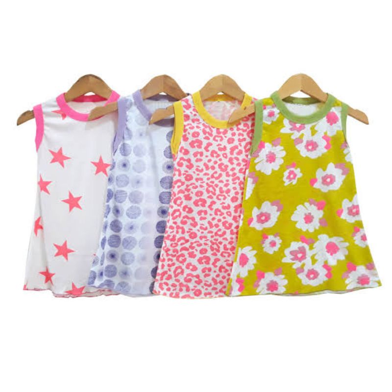 Dress Anak Daster Anak Yukensi Lekbong Bayi Usia 1-5 Tahun Motif