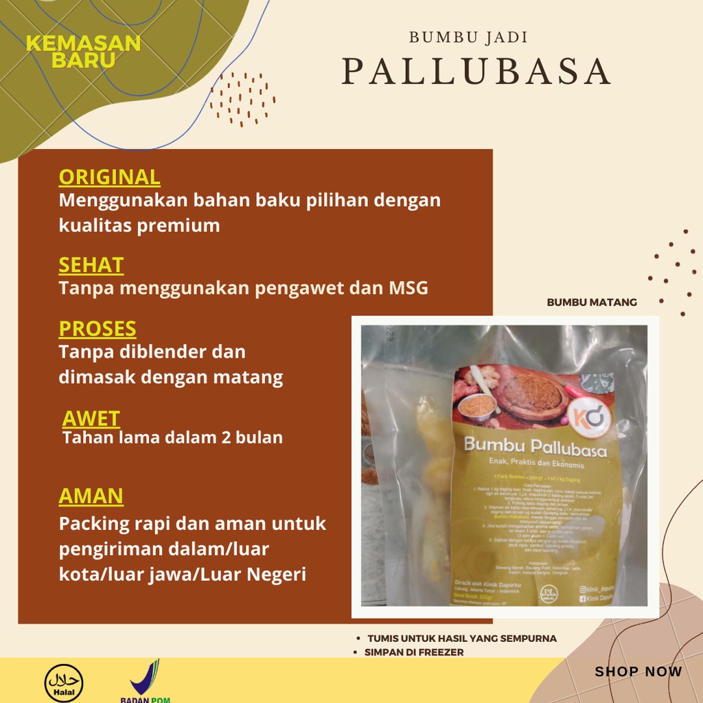 

BUMBU PALLUBASA BUMBU INSTAN UNTUK DAGING 1KG BUMBU PRAKTIS TANPA PENGAWET