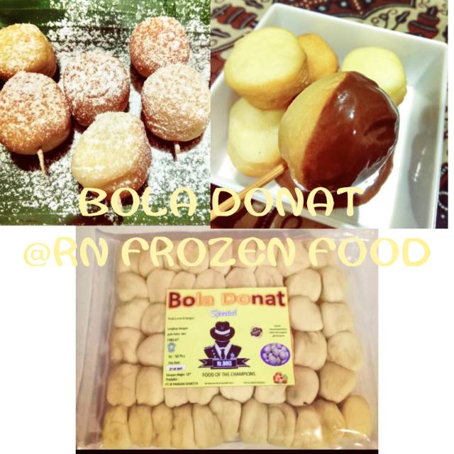 

Bola Donat donat unyil free gula halus + coklat