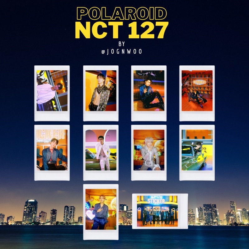 POLAROID ASLI NCT 127 STICKER INSTAX ASLI
