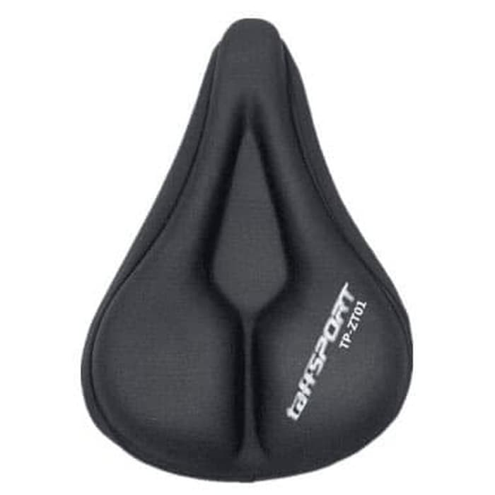 TaffSPORT Jok Sadel Sepeda 3D Silicone Gel TP ZT01 Black