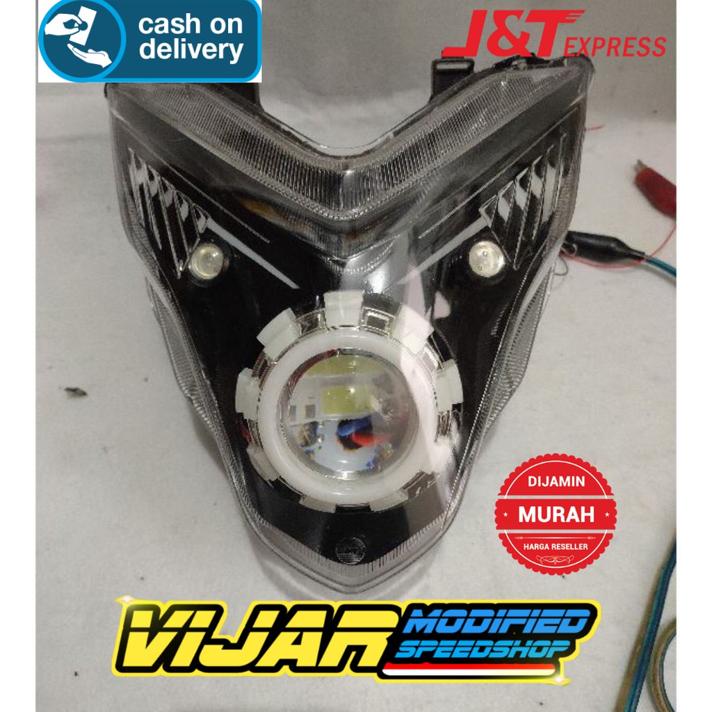 projie sonic/reflektor sonic 150r/headlamp sonic projie/lampu depan new sonic150r custom