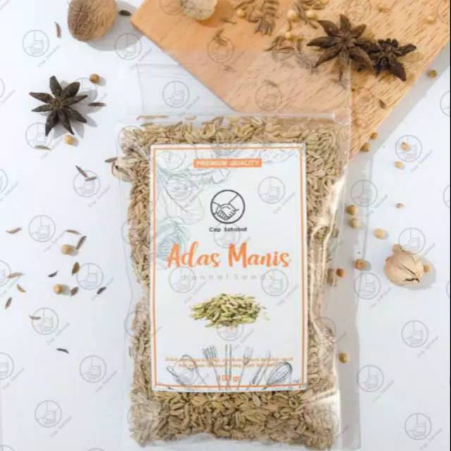 Adas Manis 100gr / Fennel Seeds / Rempah / JSR 100% PREMIUM QUALITY