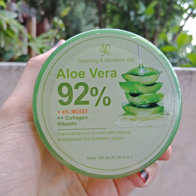 SYB Aloe Vera Gel 92% 100 ml with Collagen Moist Vitamin