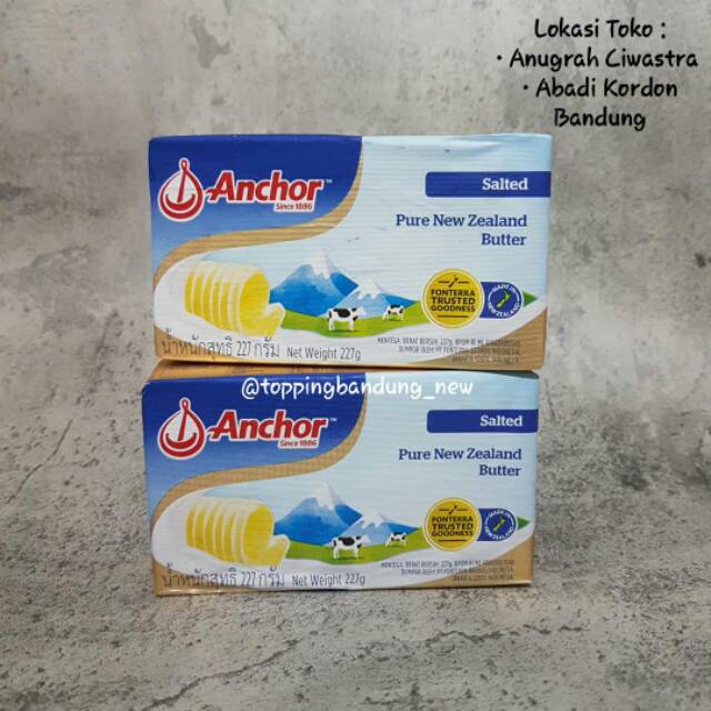 

Butter salted anchor 227gram