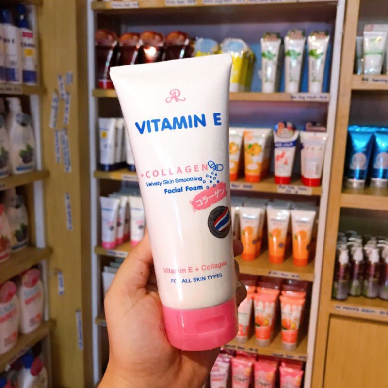 Ar vitamin e&collagen facial foam