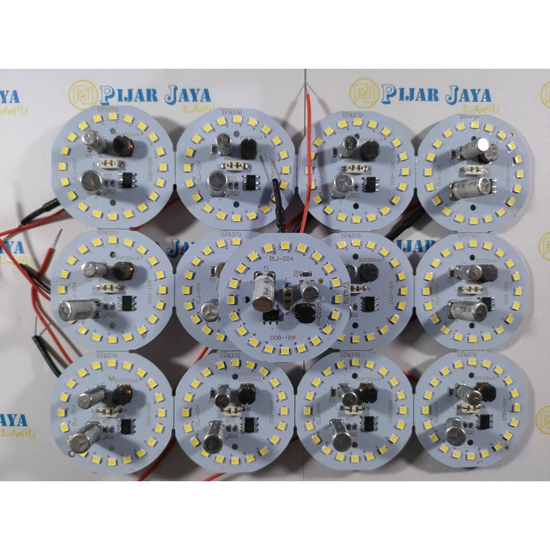 Sparepart Lampu LED AC 18 watt DOB - PCB Mesin Lampu LED AC 18w - Modul Mata LED AC 18watt