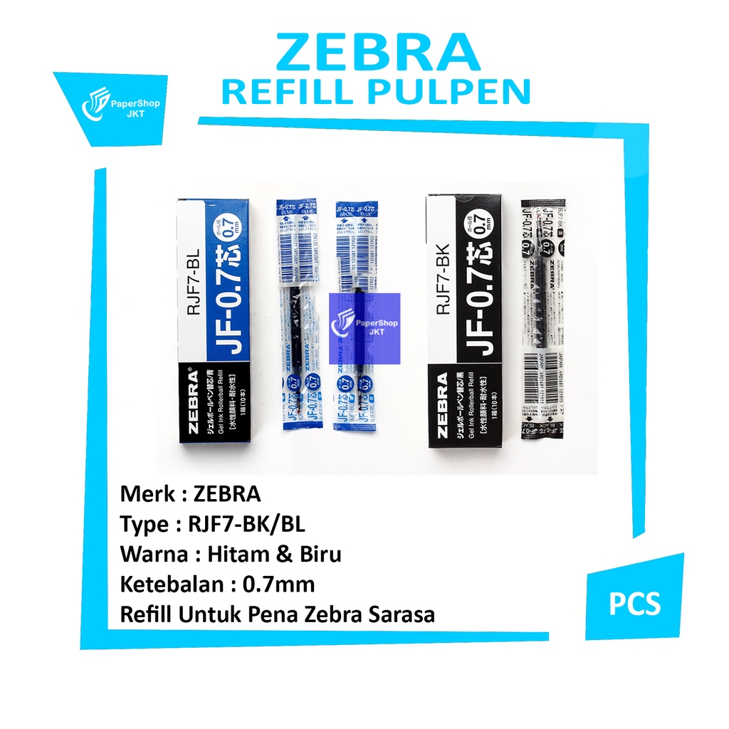 

Zebra Sarasa - Isi Pen Refill - Pcs