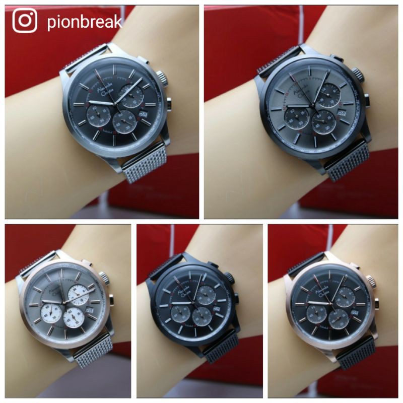 Jam tangan Alexandre Christie Pria AC 6574 | AC6574 sandrope original