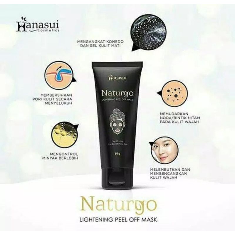 ☀️cahaya acc☀️hanasui naturgo peel off