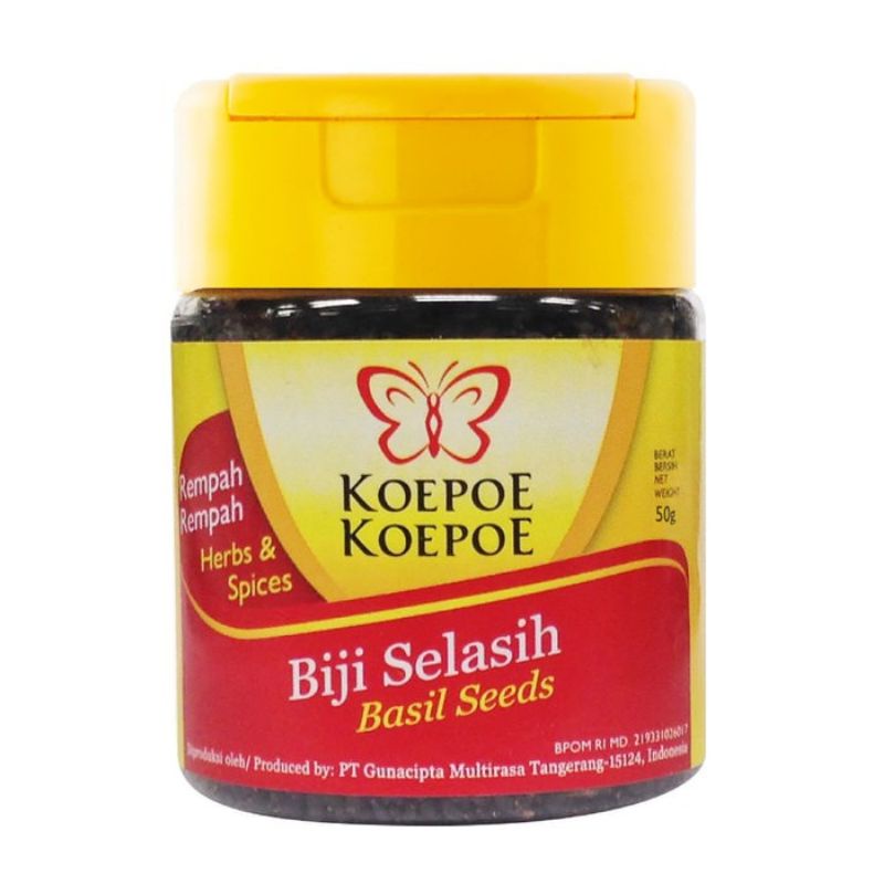 koepoe koepoe biji selasih