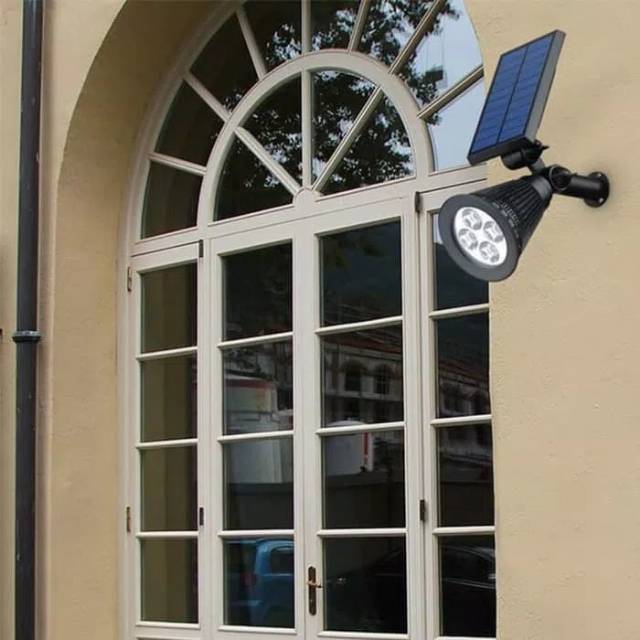 Lampu Sorot Teras Tenaga Surya | Lampu Sorot Taman Solar Cell