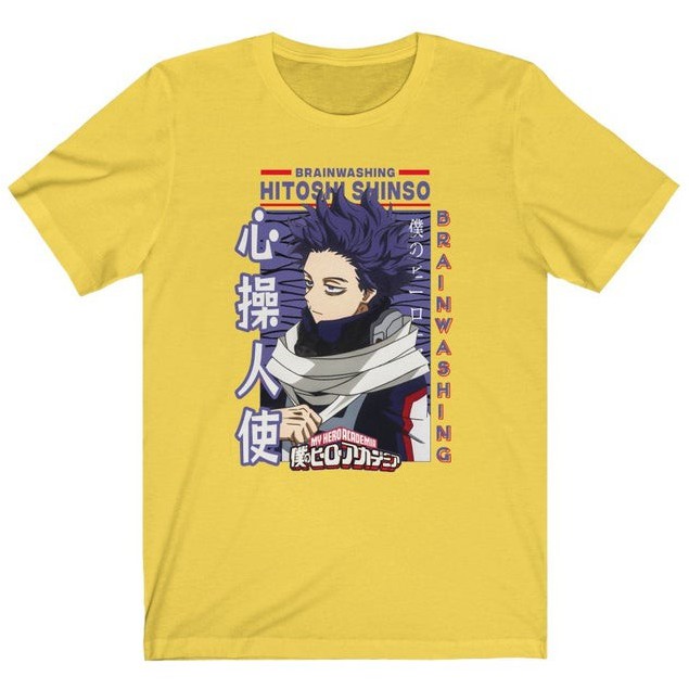 Tshirt Shinsou Hitoshi Boku no Hero Academia Anime My Hero Academia Unisex