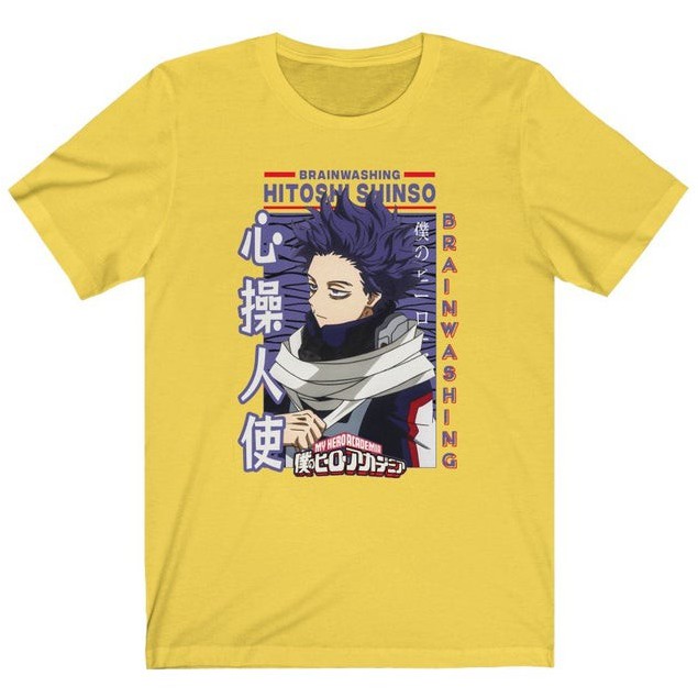 Tshirt Shinsou Hitoshi Boku no Hero Academia Anime My Hero Academia Unisex