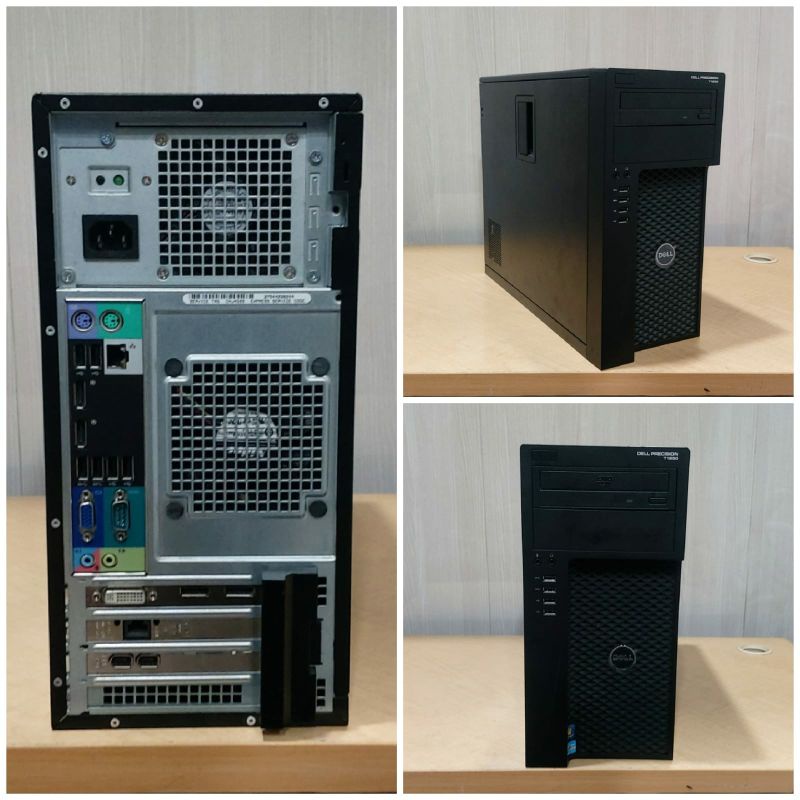 PC Server Dell Precision T1650Intel Xeon E3-1225V2 Ram 8 GB  DDR 3 SSD128 GB HDD 500 GB Murah Berkualitas